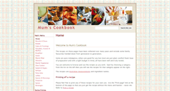 Desktop Screenshot of mumscookbook.net